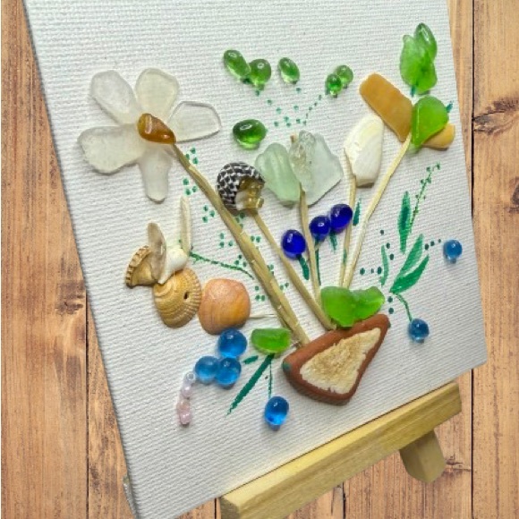 Unique Handmade Beach Art Gift - Picture 4 of 4